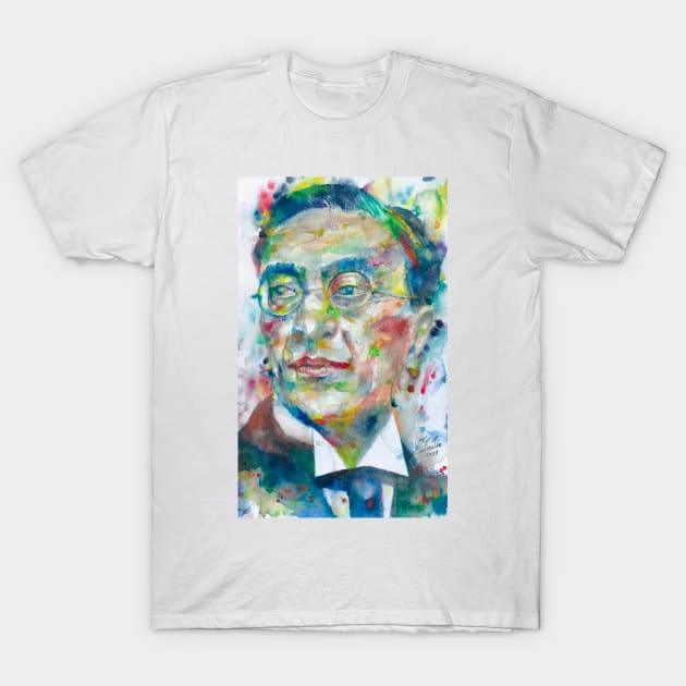 WASSILY KANDINSKY watercolor portrait T-Shirt by lautir